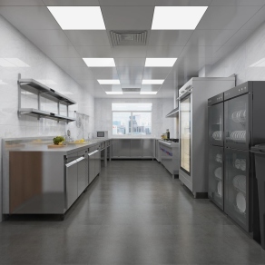 现代后厨3D模型下载